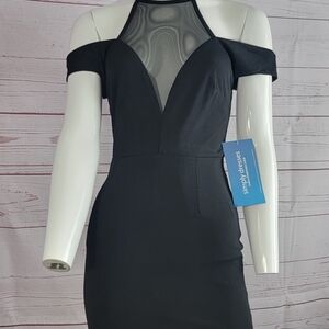 Black Strapless Dress Long Formal S